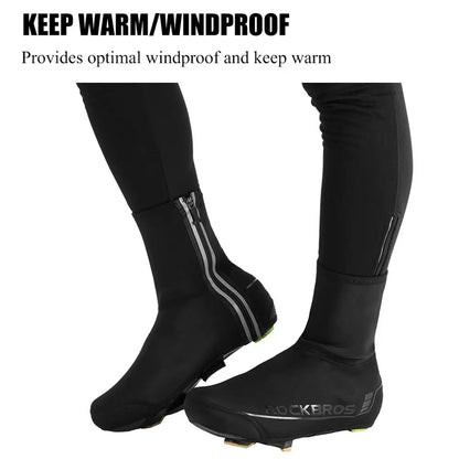 Reflective Waterproof Winter Cycling Overshoes