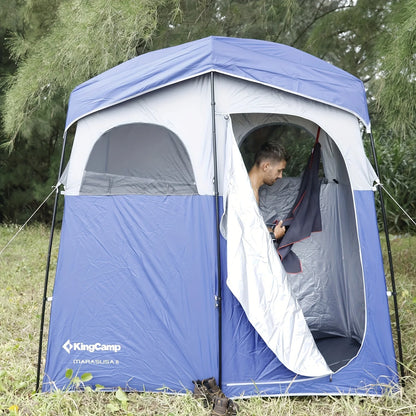 Portable Toilet Tent and privacy shower With Carry Bag