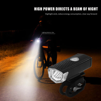 Waterproof LED Bicycle Headlight/Taillight set