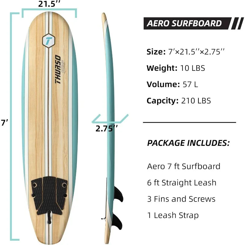 7ft Soft Top Foam Beginner Surfboard