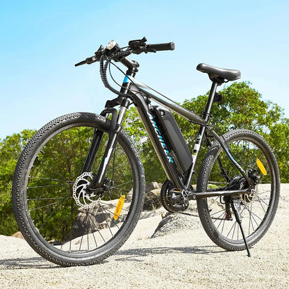 26" Electric Mountain Bike, 55 Miles 22MPH Electric Bicycle