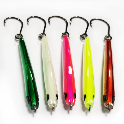 5pcs Mixed Colors Epoxy Resin Fishing Jig Lure