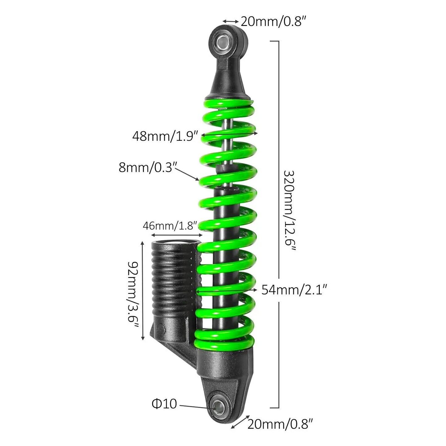 Front Suspension Shock Kit for ATV ,Go Cart & Quad Buggy