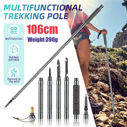 Multifunction Telescopic Lightweight Hiking Stick