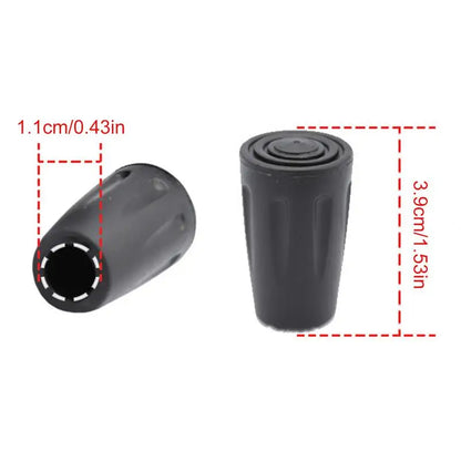 6Pcs Walk Stick Cane Replacement Rubber Protector Tip  Cover