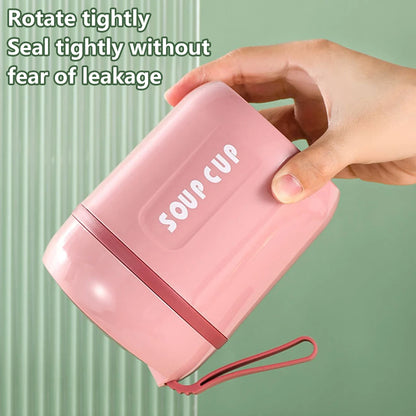 Portable 480ml Stainless Steel Thermos Food Container