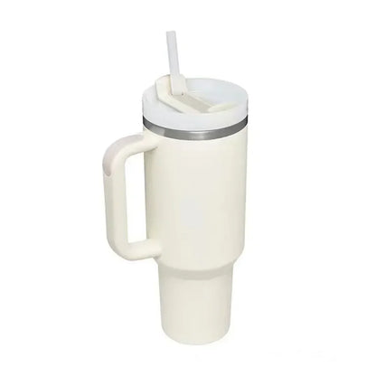 40oz Stainless Steel Thermal Cup with Straw Lid