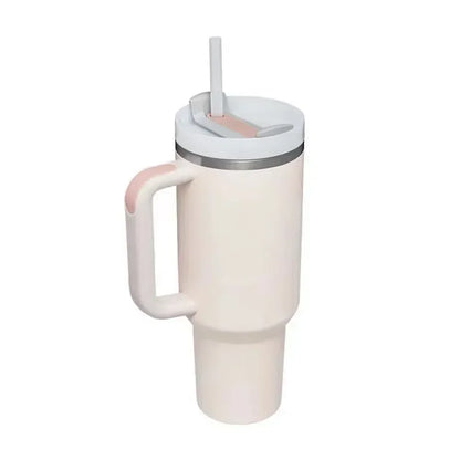 40oz Stainless Steel Thermal Cup with Straw Lid