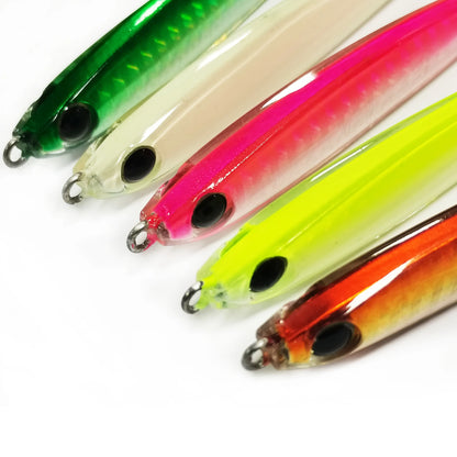 5pcs Mixed Colors Epoxy Resin Fishing Jig Lure