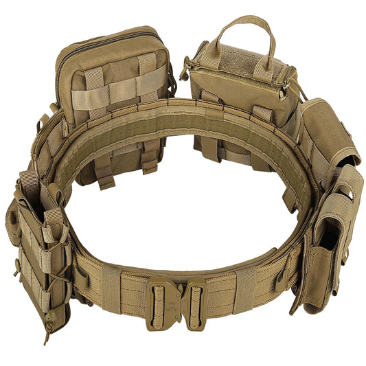 8-in-1 Quick Release Rigger Hunting Tactical Belt with Accessories