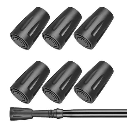 6Pcs Walk Stick Cane Replacement Rubber Protector Tip  Cover