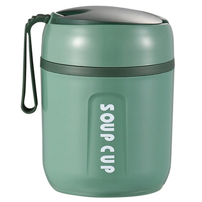 Portable 480ml Stainless Steel Thermos Food Container