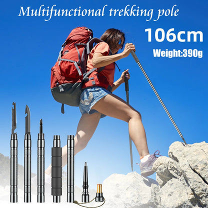 Multifunction Telescopic Lightweight Hiking Stick